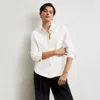 M.m.lafleur The Filomina Top - Knit Poplin In White
