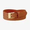 Shop M.m.lafleur The Greenwich Avenue Belt In Light Cognac