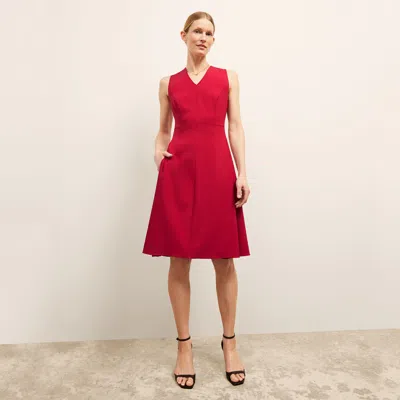 M.m.lafleur The Jaycie Dress - Recycled Wondertex In Rhubarb