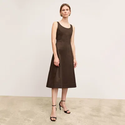 M.m.lafleur The Jess Dress - Stretch Chino In Date