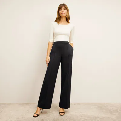 M.m.lafleur The Jordan Trouser - Light Ponte In Black