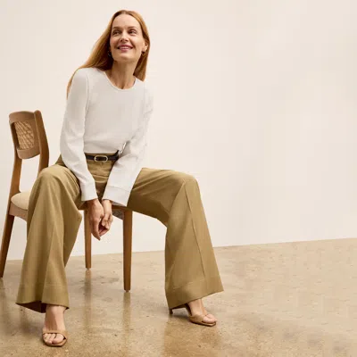 M.m.lafleur The Jules Top - Everyday Crepe With Topstitch