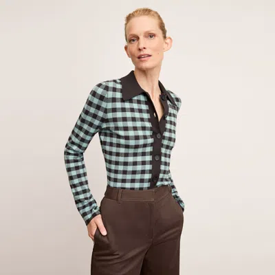 M.m.lafleur The Lacie Top - Eco 365knit In Picnic Check