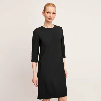M.m.lafleur The Lancia Dress - Origamitech In Black