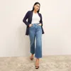M.m.lafleur The Merritt Wrap Jardigan In Navy
