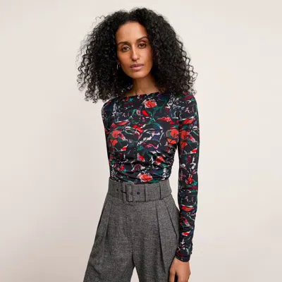 M.m.lafleur The Percy Top - Printed Jersey In Splatter Pop