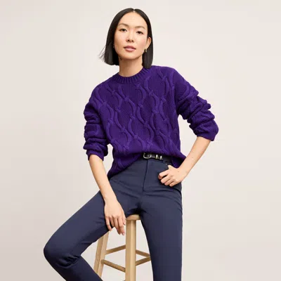 M.m.lafleur The Roma Jean - Eco Better Than Denim In Dark Navy