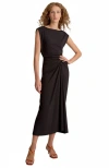 M.m.lafleur Zita Light Jersey Dress In Black