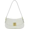 Mms Design Studio Buckle Flap Shoulder Bag In Bone