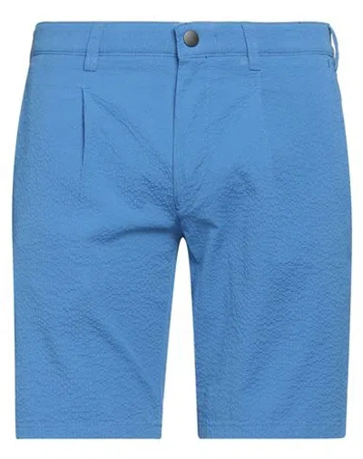 Mmx Man Shorts & Bermuda Shorts Light Blue Size 32 Organic Cotton, Elastane