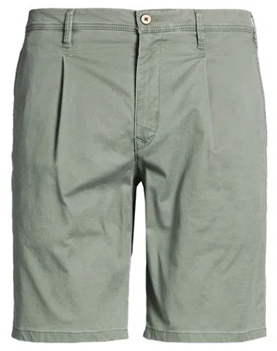 Mmx Man Shorts & Bermuda Shorts Light Green Size 35 Organic Cotton, Elastane