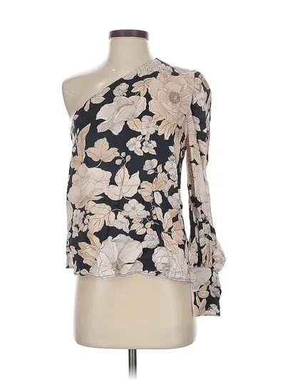 Pre-owned Mng 3/4 Sleeve Blouse In White