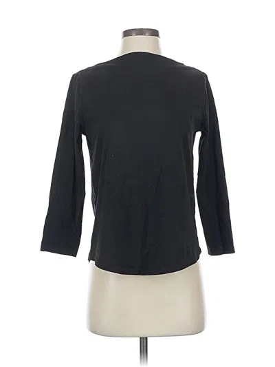 Pre-owned Mng 3/4 Sleeve T-shirt In Black