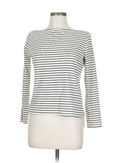 Pre-owned Mng 3/4 Sleeve T-shirt In White