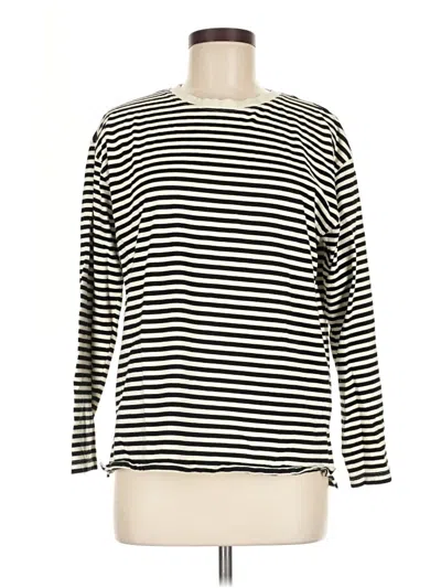Pre-owned Mng 3/4 Sleeve T-shirt In Black