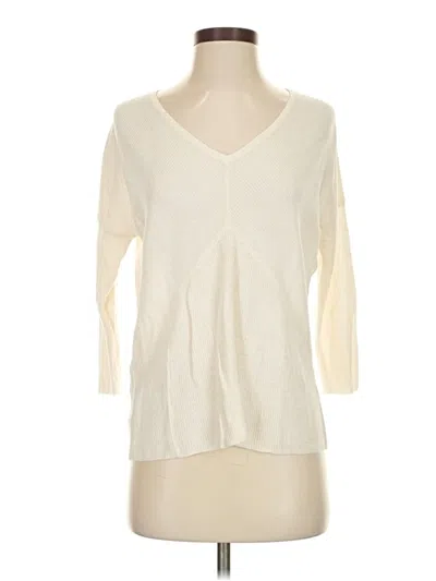 Pre-owned Mng 3/4 Sleeve T-shirt In White