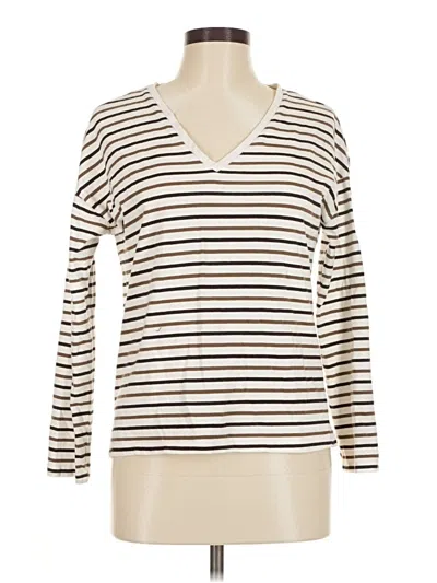 Pre-owned Mng 3/4 Sleeve T-shirt In White