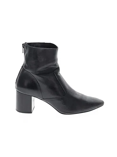 Pre-owned Mng Ankle Boots In Black