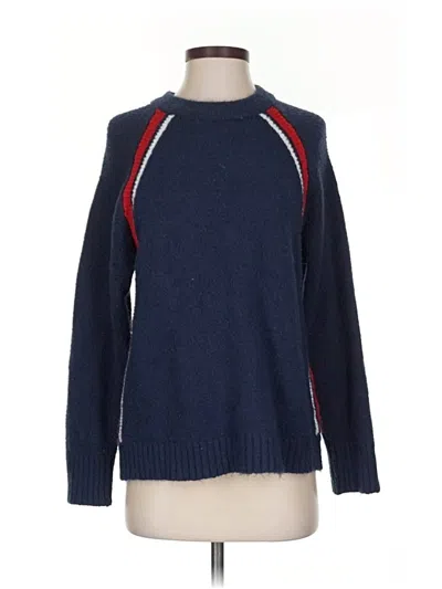 Pre-owned Mng Basics Pullover Sweater In Blue