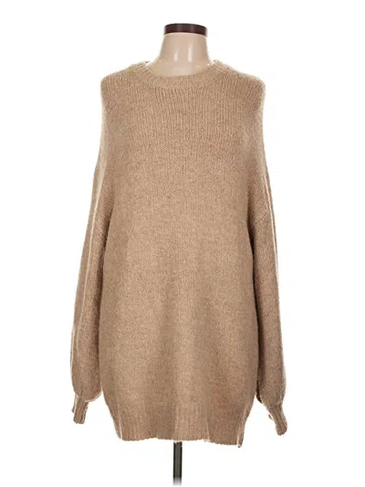 Pre-owned Mng Basics Pullover Sweater In Brown