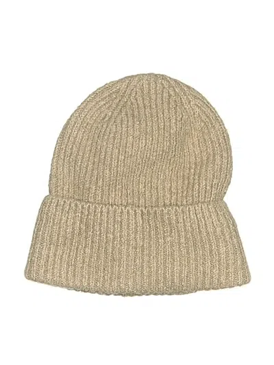 Pre-owned Mng Beanie Hat In Tan