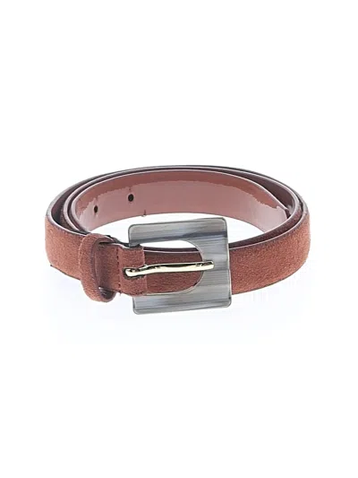 Pre-owned Mng Belt In Brown