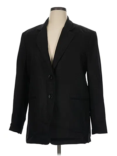 Pre-owned Mng Blazer Jacket In Black