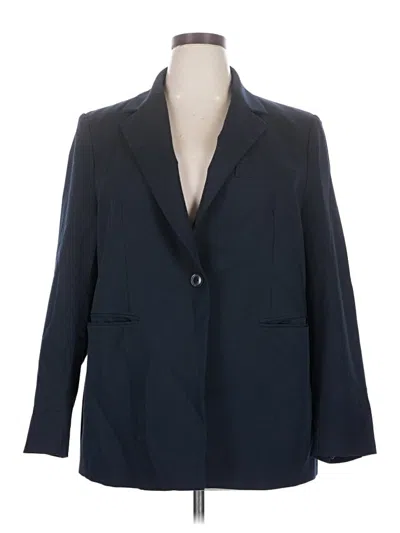 Pre-owned Mng Blazer Jacket In Blue