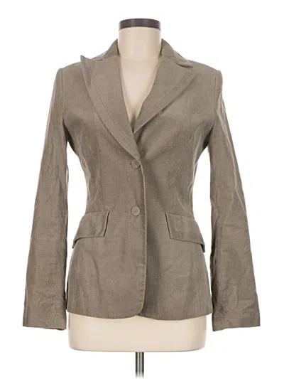 Pre-owned Mng Blazer Jacket In Brown