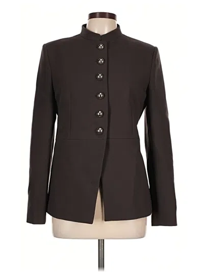 Pre-owned Mng Blazer Jacket In Brown