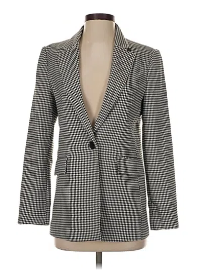 Pre-owned Mng Blazer Jacket In Gray