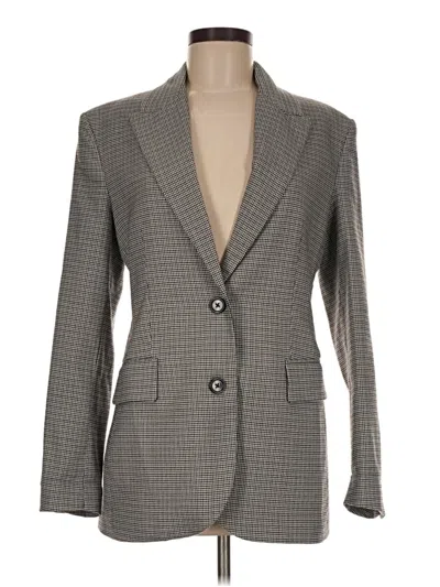 Pre-owned Mng Blazer Jacket In Gray