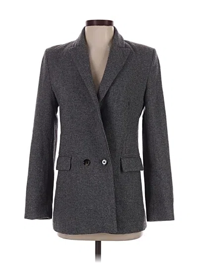 Pre-owned Mng Blazer Jacket In Gray