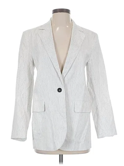 Pre-owned Mng Blazer Jacket In Gray