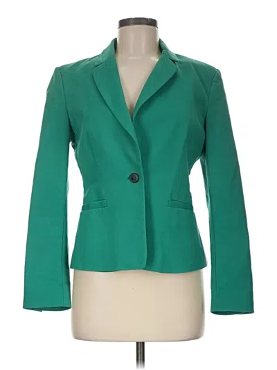 Pre-owned Mng Blazer Jacket In Green