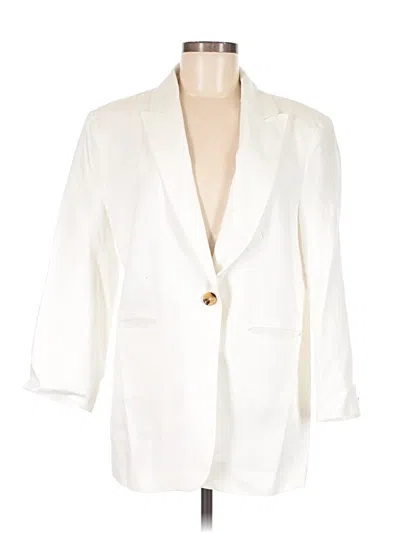 Pre-owned Mng Blazer Jacket In Ivory