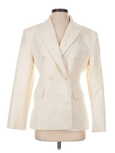 Pre-owned Mng Blazer Jacket In Ivory