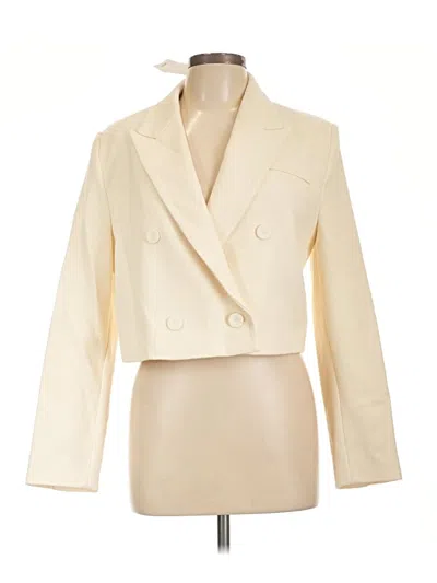 Pre-owned Mng Blazer Jacket In Ivory