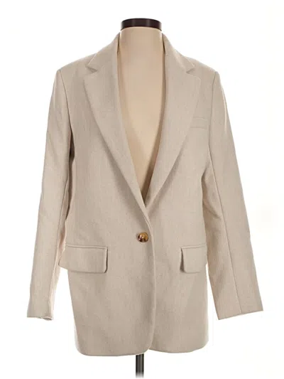 Pre-owned Mng Blazer Jacket In Tan