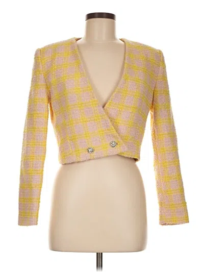Pre-owned Mng Blazer Jacket In Yellow