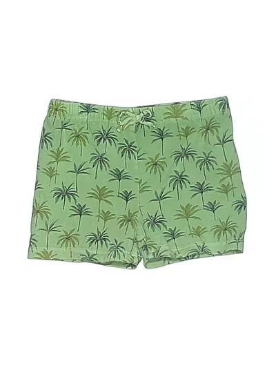 Pre-owned Mng Kids' Board Shorts In Green