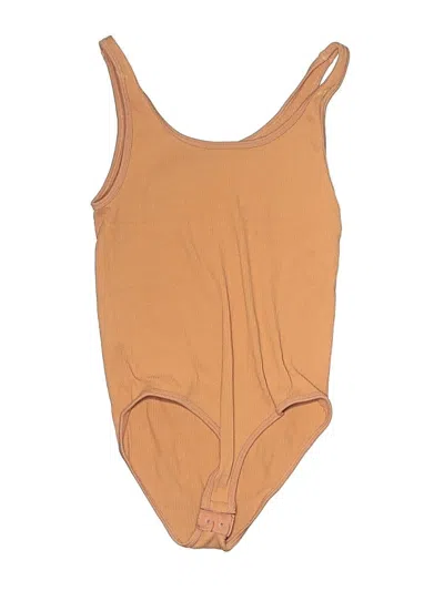 Pre-owned Mng Bodysuit In Tan