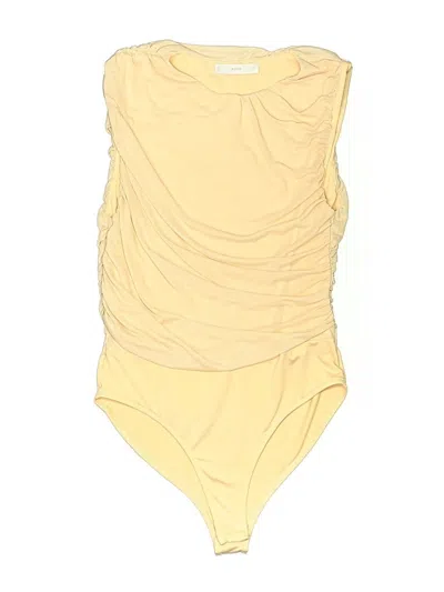 Pre-owned Mng Bodysuit In Yellow