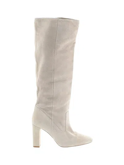 Pre-owned Mng Boots In Ivory