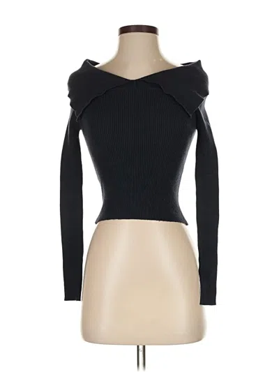 Pre-owned Mng Cardigan Sweater In Black