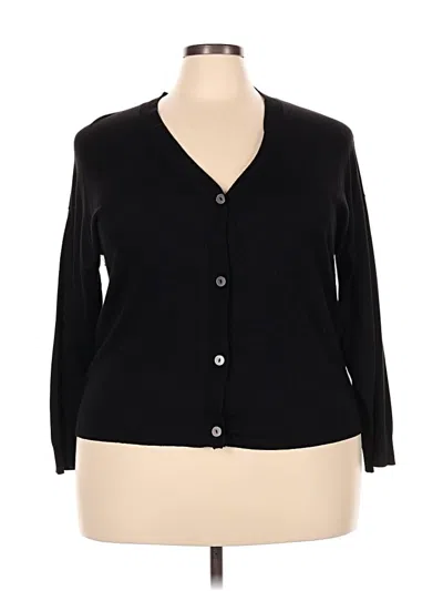 Pre-owned Mng Cardigan Sweater In Black