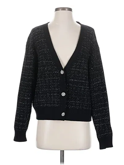 Pre-owned Mng Cardigan Sweater In Black