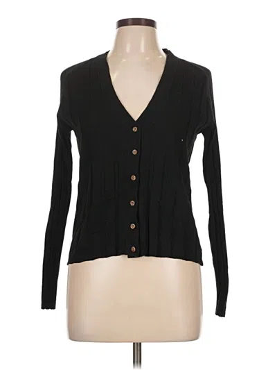 Pre-owned Mng Cardigan Sweater In Black