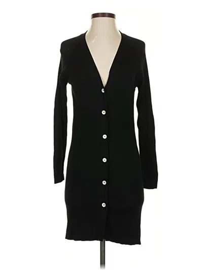 Pre-owned Mng Cardigan Sweater In Black