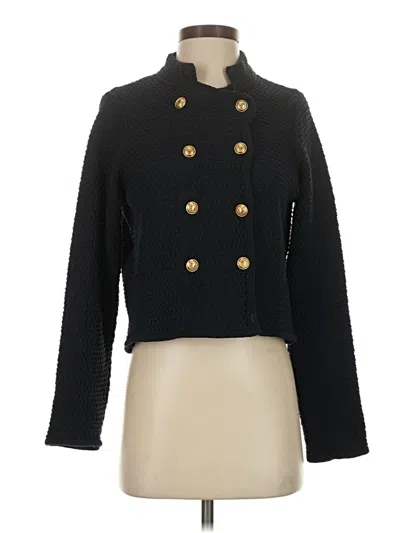 Pre-owned Mng Cardigan Sweater In Black
